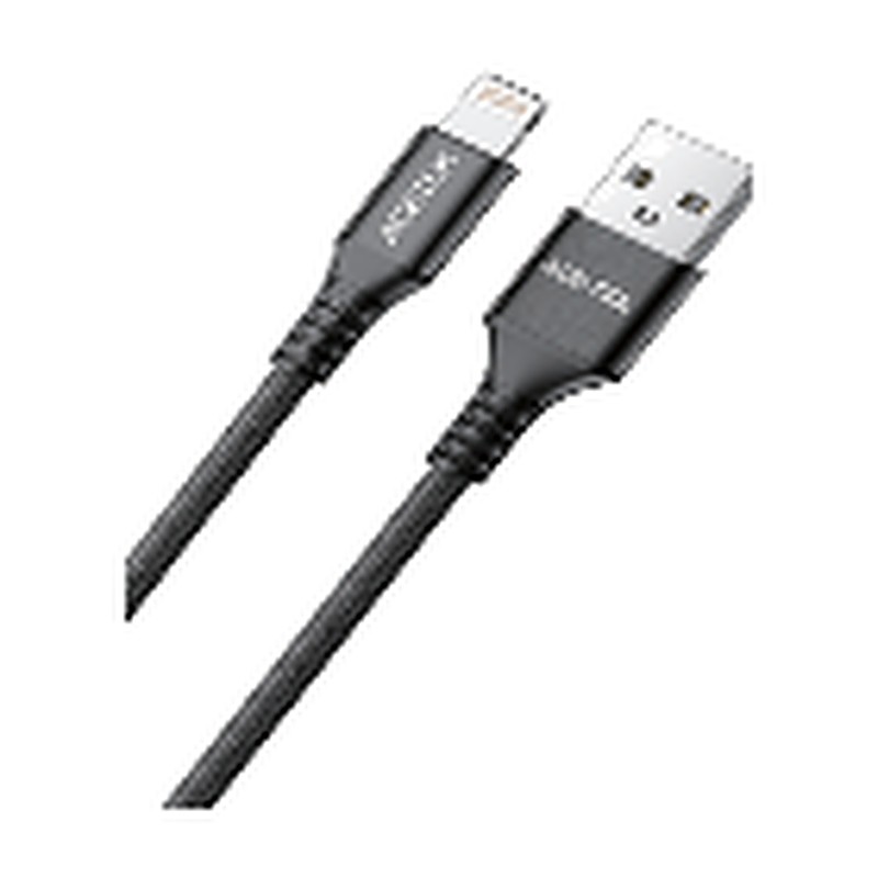 ACE-TEK USB to Lightning Braided Cable 1m – Black