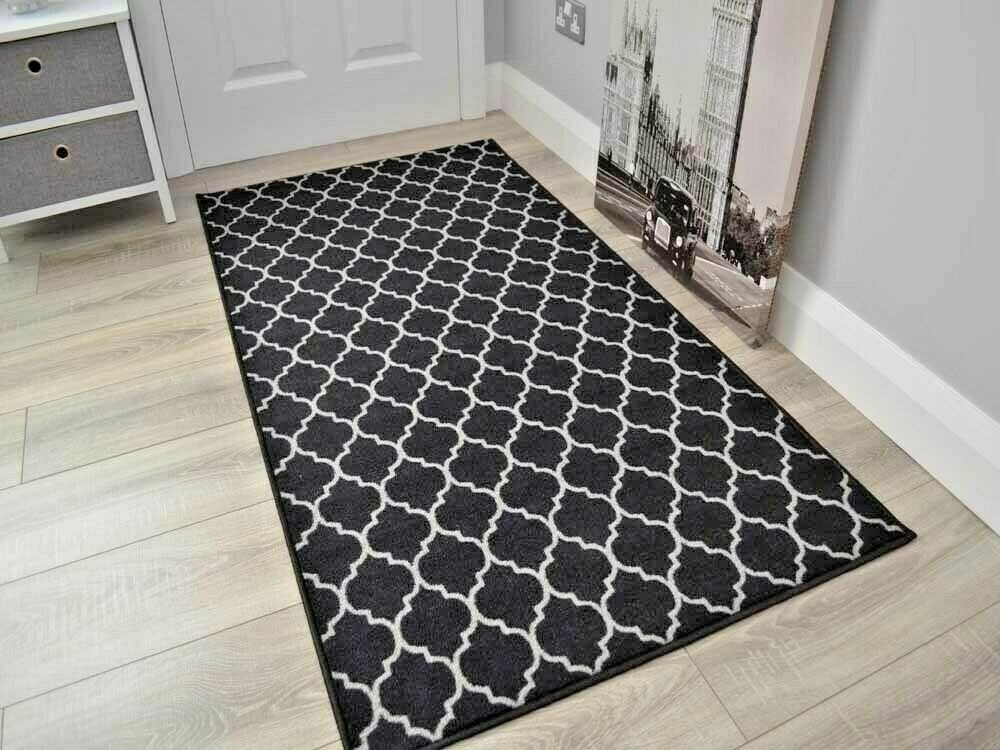 Black Trellis (Kitchen Rugs)