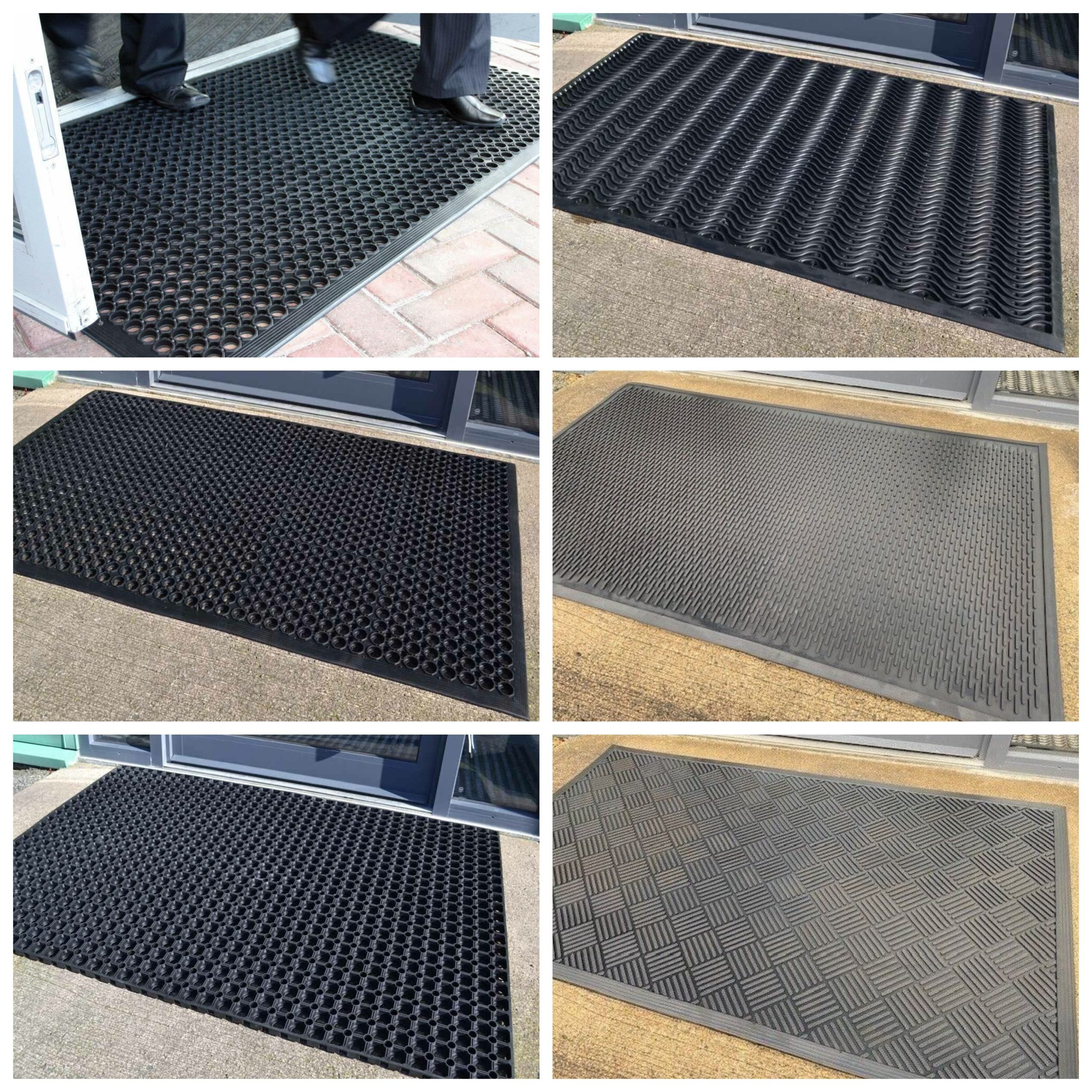 Heavy Duty Rubber Mats (Washable Rugs)