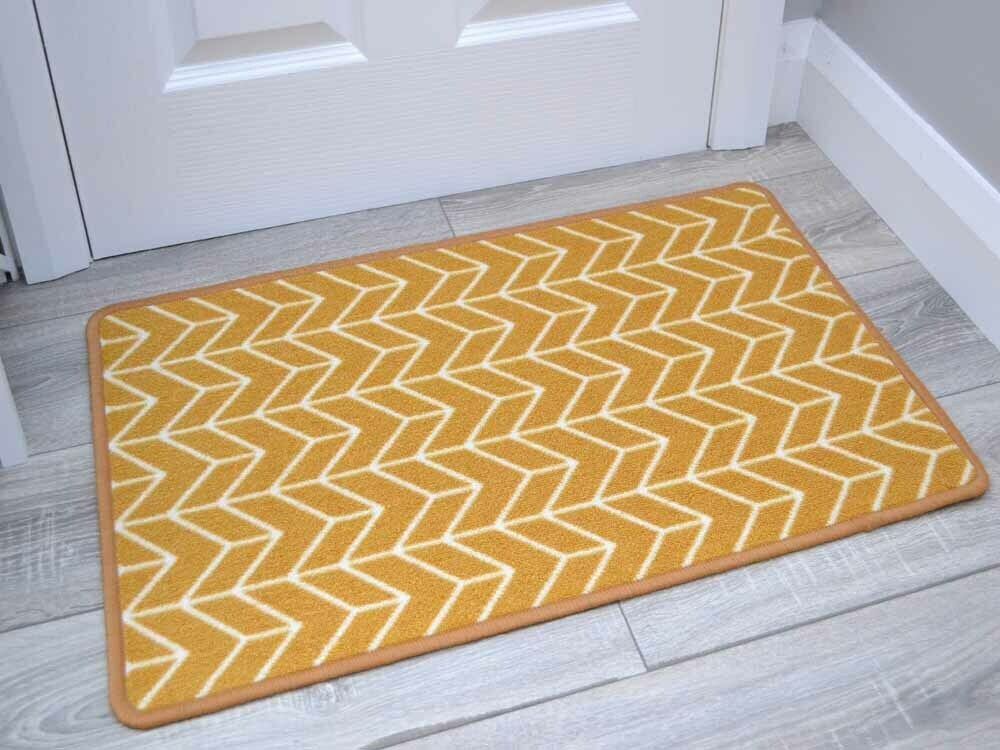 Riviera Herringbone Gold (Door Mats)
