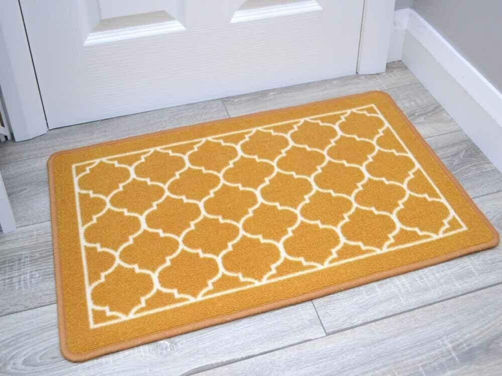 Riviera New Trellis Gold (Door Mats)