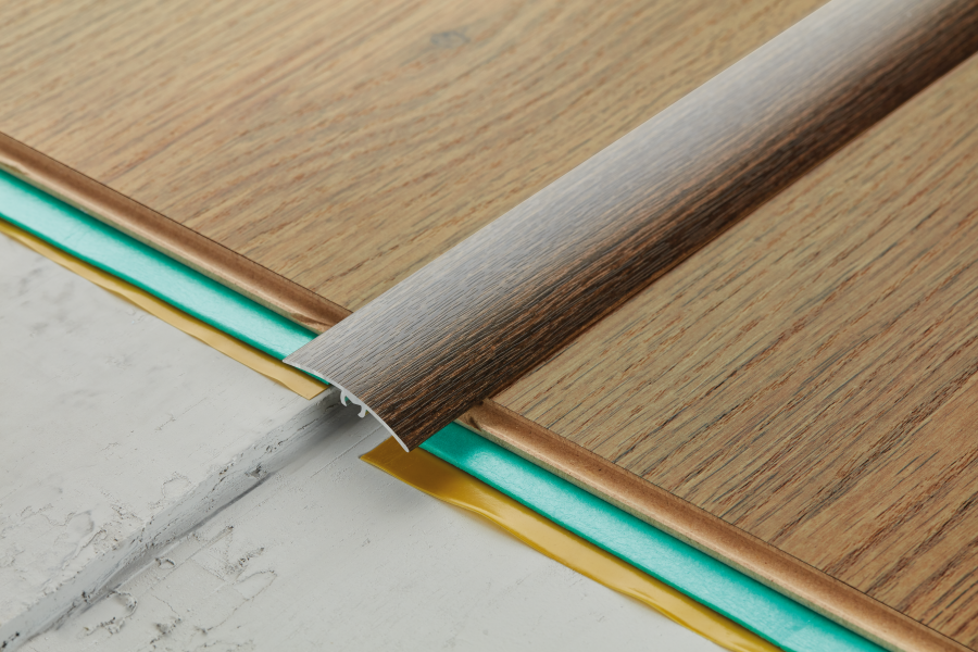 uPVC Door Threshold Strip - 40 MM x 900 MM - Wood Effect Transition Trim LPL40 (Door Thresholds - D093) #2790