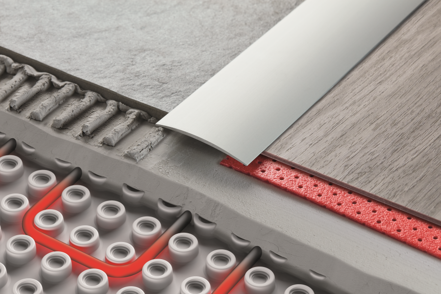 Aluminium Door Threshold Strip Self-Adhesive -40mm x 930mm- Anodised Transition Trim - LW40K (Door Thresholds - ER093) #2804