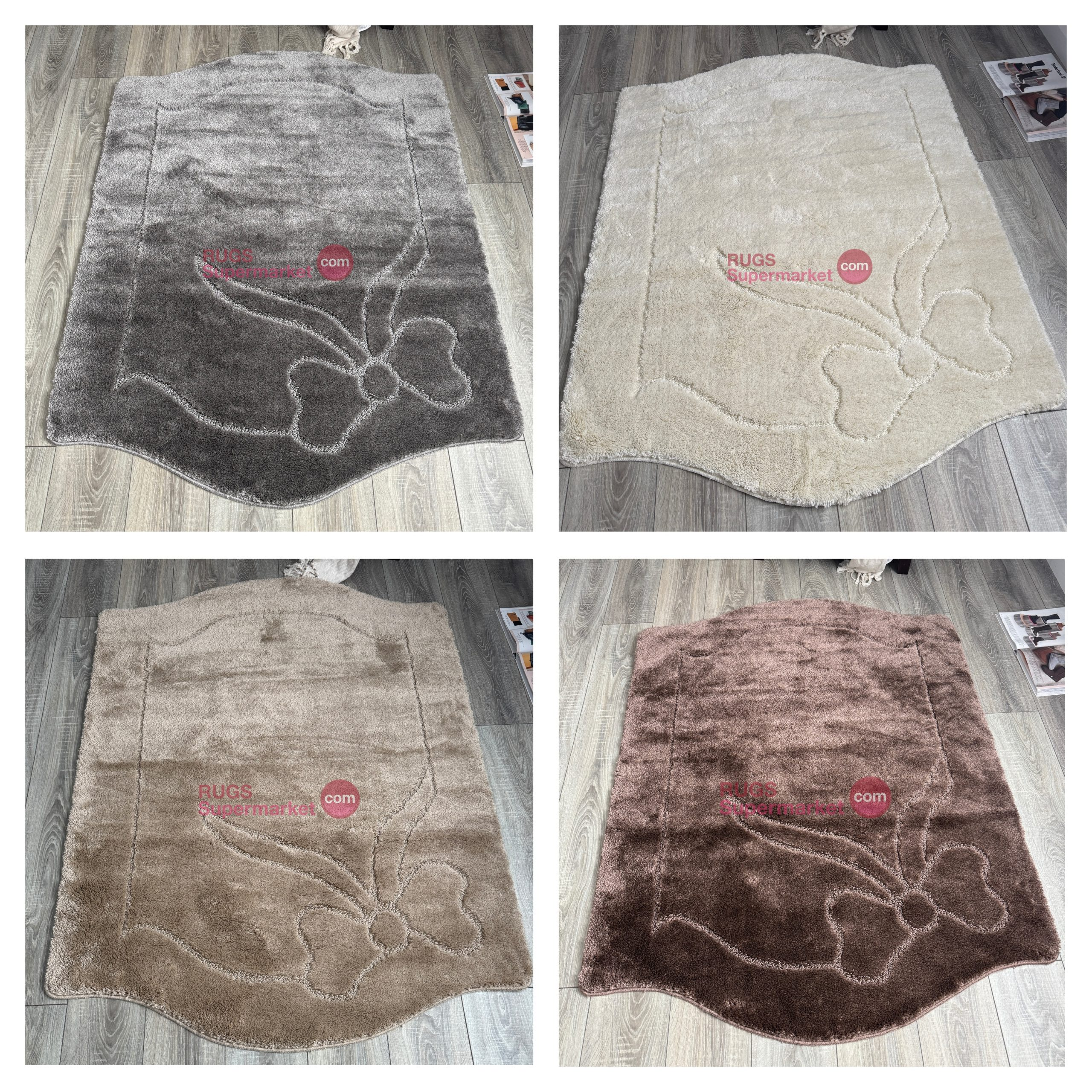 Leafy X Large Romany Mats Caravan Chalet Motorhome Thick Washable Rugs Hall Runners (Kitchen Rugs)