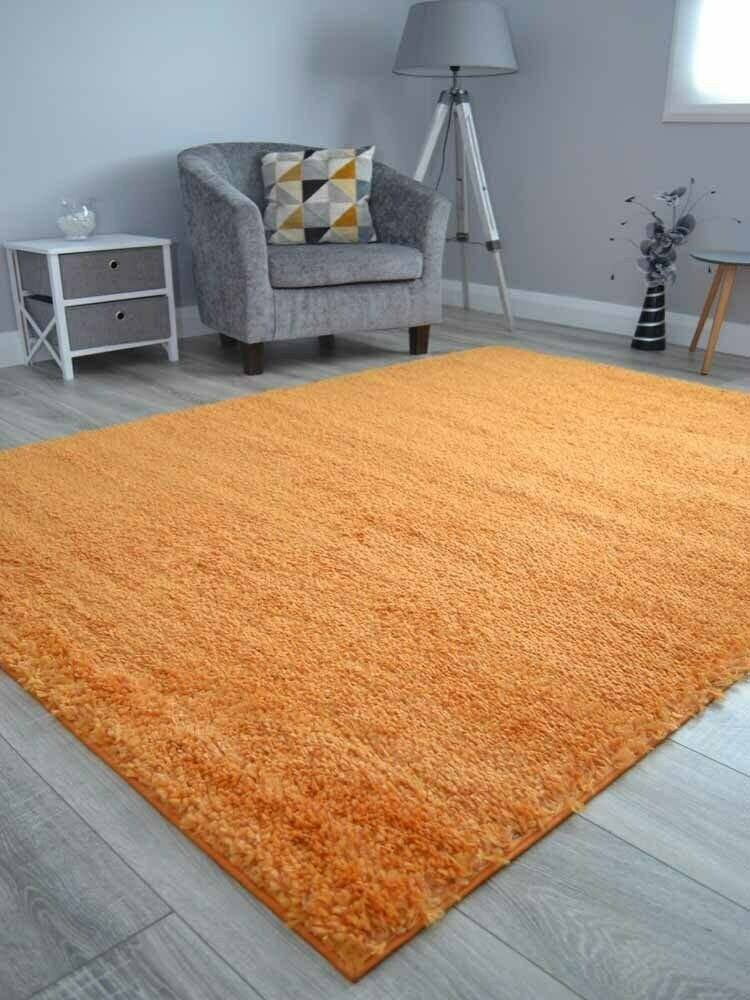 Matrix Plain Orange Rug