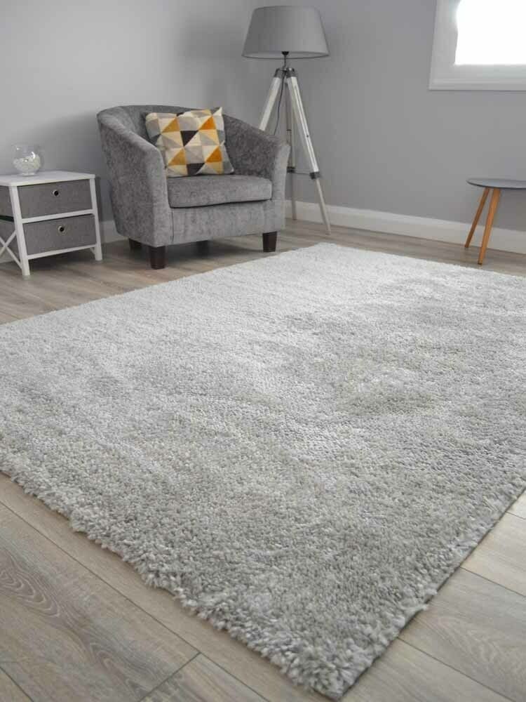 Matrix Plain Silver Rug
