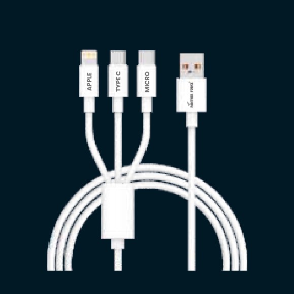 Panther Force 3-in-1 3m Silicone Cable