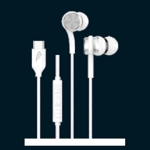 Panther Force Stereo Earphones HD Quality – White