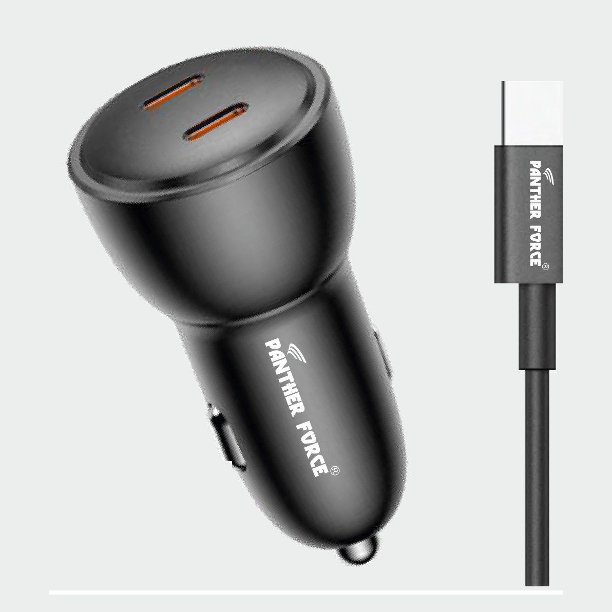 Panther Force 60W Car Charger with Cable