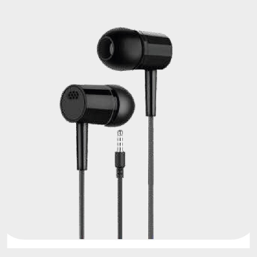 Panther Force In-Ear Handsfree Earphones – Black