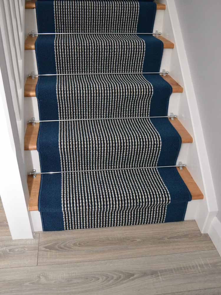 Paris Stripe Blue Cut To Length