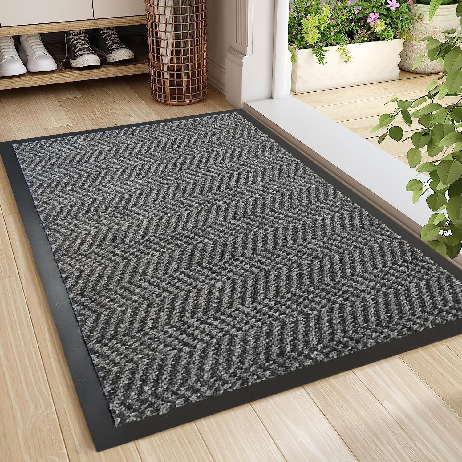 Richmond Herringbone 55 Barrier Mat (Kitchen Rugs)